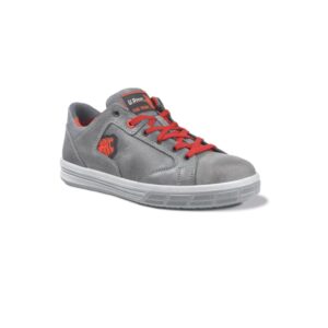 Upower Forest S Calzado de Seguridad Bajos - Talla 38 - Empeine en Piel Engrasada, Hidrofugos, Puntal de Aluminio, Suelas Antideslizantes, Proteccion S3S FO SR - Color Gris