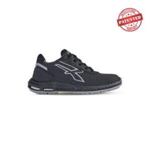 Upower Scudo Plus S ESD Calzado de Seguridad - Talla 35 - Puntera AirToe Aluminium, Antipinchazos, Alta Resistencia a la Abrasion, Suela PU/PU High Rebound, Proteccion S3S CI FO SR - Color Gris Oscuro