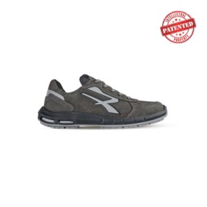 Upower Avion Plus S ESD Calzado de Seguridad Altos - Talla 35 - Cuero Nubuck Resistente, Puntera de Aluminio, Hidrofugos, Antiarrugas, Suela Antideslizante, Proteccion S3S CI FO SR - Color Gris Oscuro