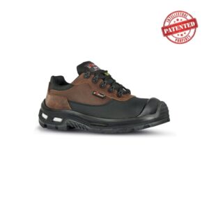 Upower Escape S ESD Calzado de Seguridad Altos - Talla 35 - Ligeros y Comodos, Hidrorrepelentes, Puntera de Aluminio Anti-Abrasion, Suela Antideslizante PU Infinergy, Proteccion S3S CI FO SR - Color Marron