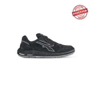 Upower Shedir Plus S ESD Calzado de Seguridad Altos - Talla 35 - Cuero Nubuck Resistente al Agua, Puntera de Aluminio, Suela Antideslizante con Inserto Anti-Fatiga, Proteccion S3S CI FO SR - Color Negro