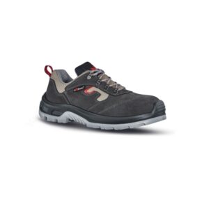 Upower Control L Botines de Seguridad - Talla 35 - Empeine en Gamuza Suave, Inserciones Textiles Transpirables, Puntal Composite, Antiperforacion, Antideslizante, Proteccion S1P FO SR - Color Negro