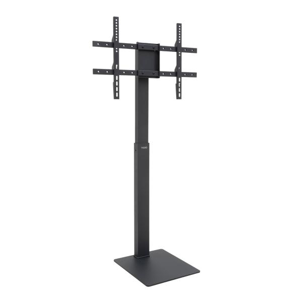 Tooq Midas Soporte de Suelo para Pantallas de 37-70" - Giro y Rotacion Regulables - Gestion de Cables - Peso Max 40kg - VESA Max 600x400 - Color Negro