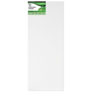 Daler Rowney Simply Bastidor Entelado - 40x100cm - Imprimacion Triple - Grano Medio - 100% Algodon sin Acido - 250g - Color Blanco
