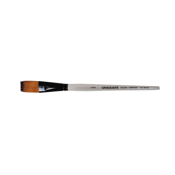 Daler Rowney Graduate Pincel Multitecnica - Pelo Sintetico - Mango Corto - Plano Extralargo 3/4"
