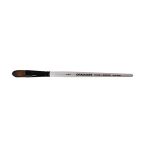 Daler Rowney Graduate Pincel Acuarela - Mezcla de Pelo de Pony y Sintetico - Mango Corto - Oval Lavis 1/2"