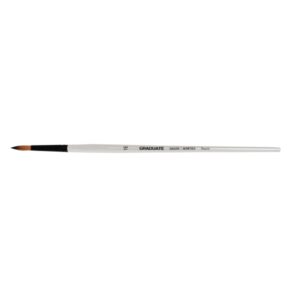 Daler Rowney Graduate Pincel Multitecnica - Pelo Sintetico - Mango Largo - Redondo, Nº16