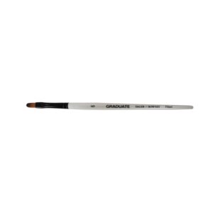 Daler Rowney Graduate Pincel Multitecnica - Pelo Sintetico - Mango Corto - Lengua de Gato Nº6