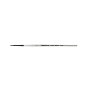 Daler Rowney Graduate Pincel Multitecnica - Pelo Sintetico - Mango Corto - Redondo Nº1