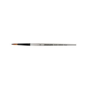 Daler Rowney Graduate Pincel Multitecnica - Pelo Sintetico - Mango Corto - Redondo Nº6