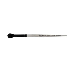 Daler Rowney Graduate Pincel Acuarela - Pelo de Cabra Natural - Mango Corto - Redondo Montado Sobre Punta 1/2"