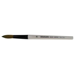 Daler Rowney Graduate Pincel Acuarela - Mezcla de Pelo de Pony y Sintetico - Mango Corto - Redondo Lavis Nº26