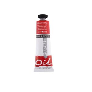 Daler Rowney Graduate Pintura al Oleo - Tubo de Aluminio - 38ml - Color Rojo de Cadmio