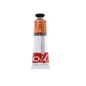 Daler Rowney Graduate Pintura al Oleo - Tubo de Aluminio - 38ml - Color Naranja de Cadmio