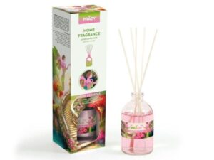 Prady Ambientador Mikado Jardin de Hadas - Frasco de Cristal 100 ml y Varitas Difusoras