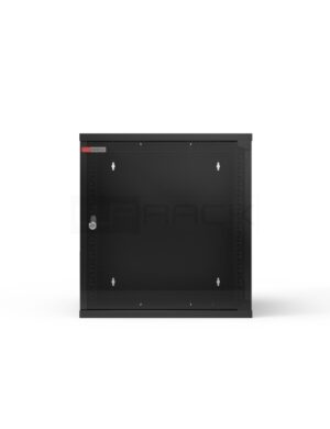 WP RWA-15604-B Armario Mural 15U - Puerta de Cristal - Cerradura de Seguridad - 540x450x720mm - Color Negro