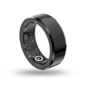 Energy Sistem Smart Ring Anillo Inteligente - Monitorizacion del Sueño - Asistente de Salud con IA - Monitorizacion de Ritmo Cardiaco y Actividad Fisica - IP68 - Mas de Una Semana de Autonomia - Talla XL - Color Negro