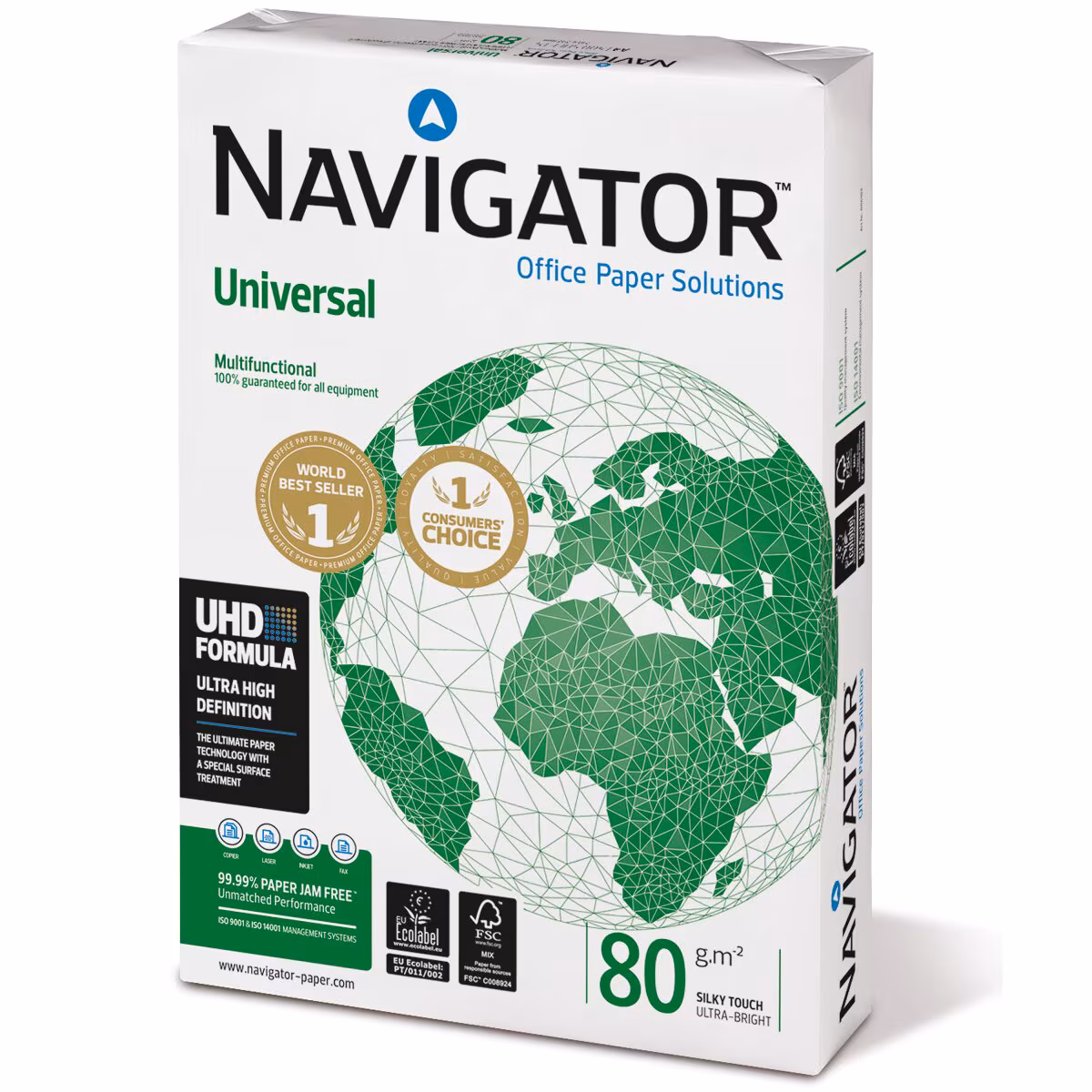 Navigator Papel A4 80gr. 210x297mm (500 Hojas) Blanco