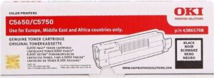 OKI C5650/C5750 Negro Cartucho de Toner Original - 43865708