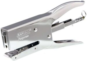 Rapesco Porpoise Grapadora Metalica de Tenaza - Hasta 40 Hojas con Grapas de 8mm - Grapas 26/6-8mm, 24/6-8mm - Grapado Cerrado