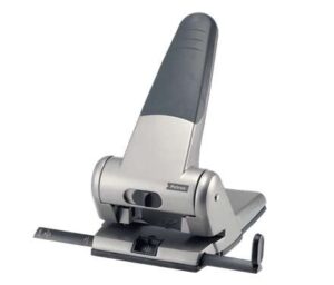 Petrus 305 Taladro Perforador para Gruesos - Taladra hasta 65 Hojas - Hasta Formato A3 - Facil Vaciado - Punzones 5.5mm