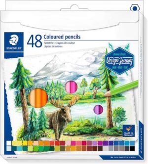 Staedtler 146C Pack de 48 Lapices de Colores - Mina Suave - Colores Surtidos