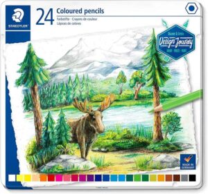 Staedtler 146C Pack de 24 Lapices de Colores - Mina Suave - Colores Surtidos