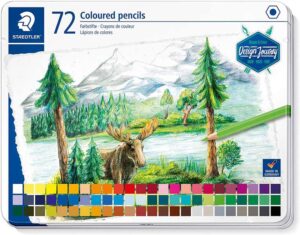Staedtler 146C Pack de 72 Lapices de Colores - Mina Suave - Colores Surtidos