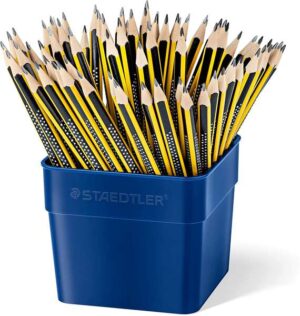 Staedtler Noris 183 Expositor de 72 Lapices de Grafito - Mina HB - Resistencia a la Rotura