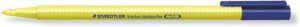 Staedtler Triplus Textsurfer 362 Rotulador Fluorescente - Punta Biselada 1 - 4mm Aprox - Tinta Base de Agua - Color Amarillo