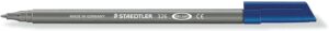 Staedtler Noris 326 Rotulador de Punta Fina - Trazo 1mm Aprox - Tina Base de Agua - Color Gris