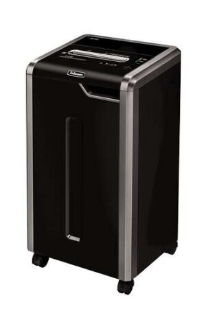 Fellowes 325i Destructora de Papel Manual Corte en Tiras P-2 - Destruye hasta 26 Hojas - Papelera de 83L - Color Negro