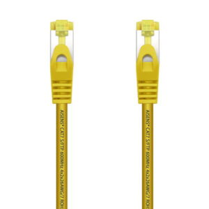 Aisens Cable de Red Latiguillo RJ45 LSZH Cat.7 600 MHz S/FTP PIMF AWG26 - 25cm - Color Amarillo