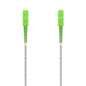 Aisens Cable Fibra Optica Latiguillo G657A2 3.0 9/125 SMF Simplex CPR Dca LSZH - SC/APC-SC/APC - 2.0M - Color Blanco