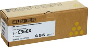Ricoh Aficio SP-C361 Amarillo Cartucho de Toner Original - 408253/SPC360X