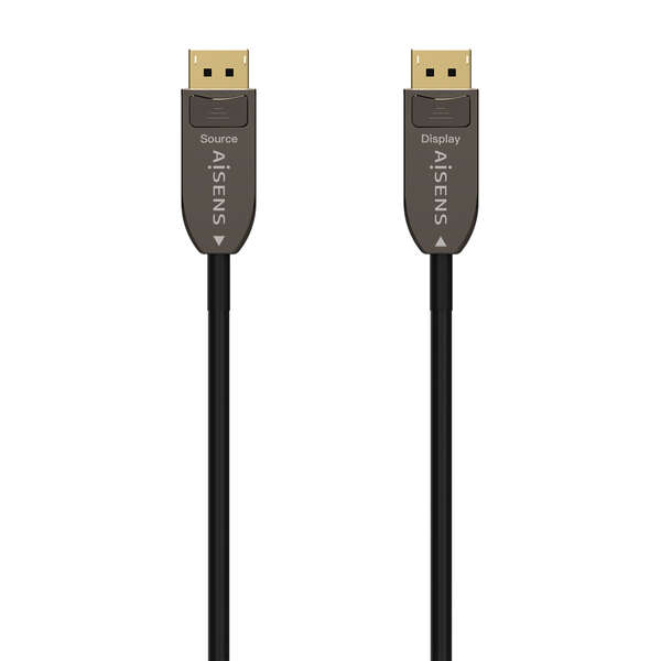 Aisens Cable DisplayPort AOC V1.4 8K@60HZ 4K@120Hz 4:4:4 32.4GBPS - DP/M-DP/M - 50M - Color Negro