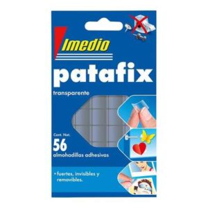 Imedio Patafix Masilla Adhesiva Transparente - Fuertes, Limpias y Removibles - 56 Piezas
