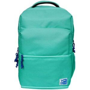Oxford +LB B-Out Mochila Escolar - Compartimento Isotermico - Cremallera Expandible - Tirantes Acolchados y Ajustables - Tamaño 42x30x15cm - Color Turquesa
