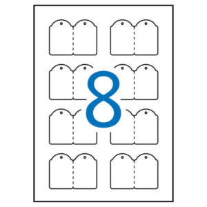 Apli Etiquetas Colgantes Imprimibles 36.0 x 53.0mm 10 Hojas
