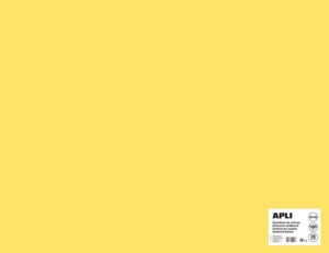 Apli Cartulina Amarillo Claro 50 x 65cm 170g 25 Hojas