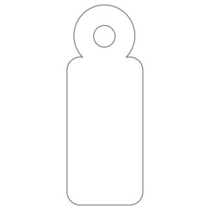 Apli Etiquetas Colgantes Blancas 11 x 29mm 200 U.