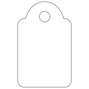 Apli Etiquetas Colgantes Blancas 15 x 24mm 200 U.