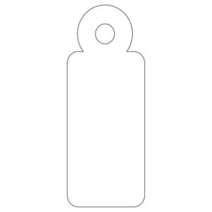 Apli Etiquetas Colgantes Blancas 13 x 34mm 1.000 U.