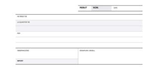 Apli Talonario Recibo 1/3 Apaisado Duplicado A-60 - Papel Autocopiativo - Numeracion Secuencial - 3 Copias - Blanco