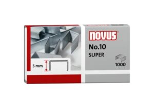 Novus Nº 10 Super Caja de 1000 Grapas Nº 10 Galvanizadas