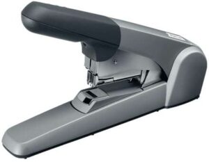 Petrus 1400 Grapadora de Gruesos - Hasta 60 Hojas - Grapado Plano - Para Grapas 25/10 - Color Gris