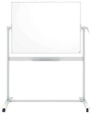 Nobo Pizarra Blanca Movil Nano Clean Classic - 1200x900mm - Diseño Puntero - Blanco