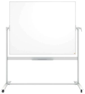 Nobo Pizarra Blanca Movil de Esmalte Classic - 1500x1200mm - Diseño Puntero - Color Blanco