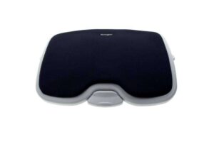 Kensington Reposapies Solemate Confort - Placentera Espuma con Memoria - Practico Pedal de Ajuste - Inclinacion de Hasta 20 Grados - Mejora Postura y Circulacion - Negro