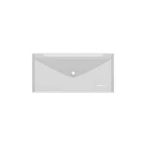 Erichkrause Fizzy Classic Travel Sobre Portadocumentos - Ideal para Documentos de Viaje - Fabricado en Plastico - Textura Rugosa - Transparente